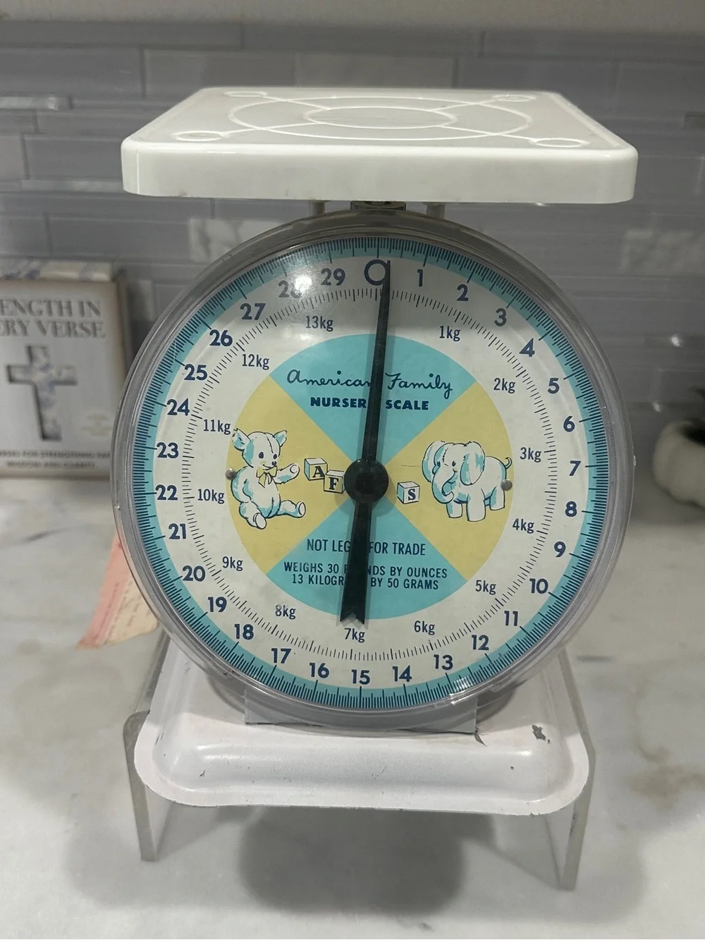 Vintage American Family Nurser Baby Scale – 30 lbs